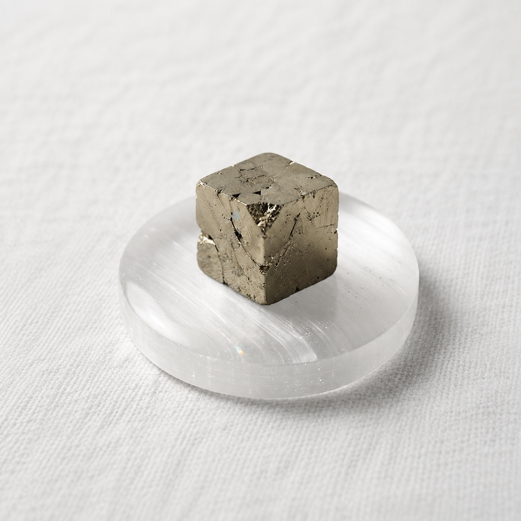 Architect of Earth Pyrite Cube - AAA quality