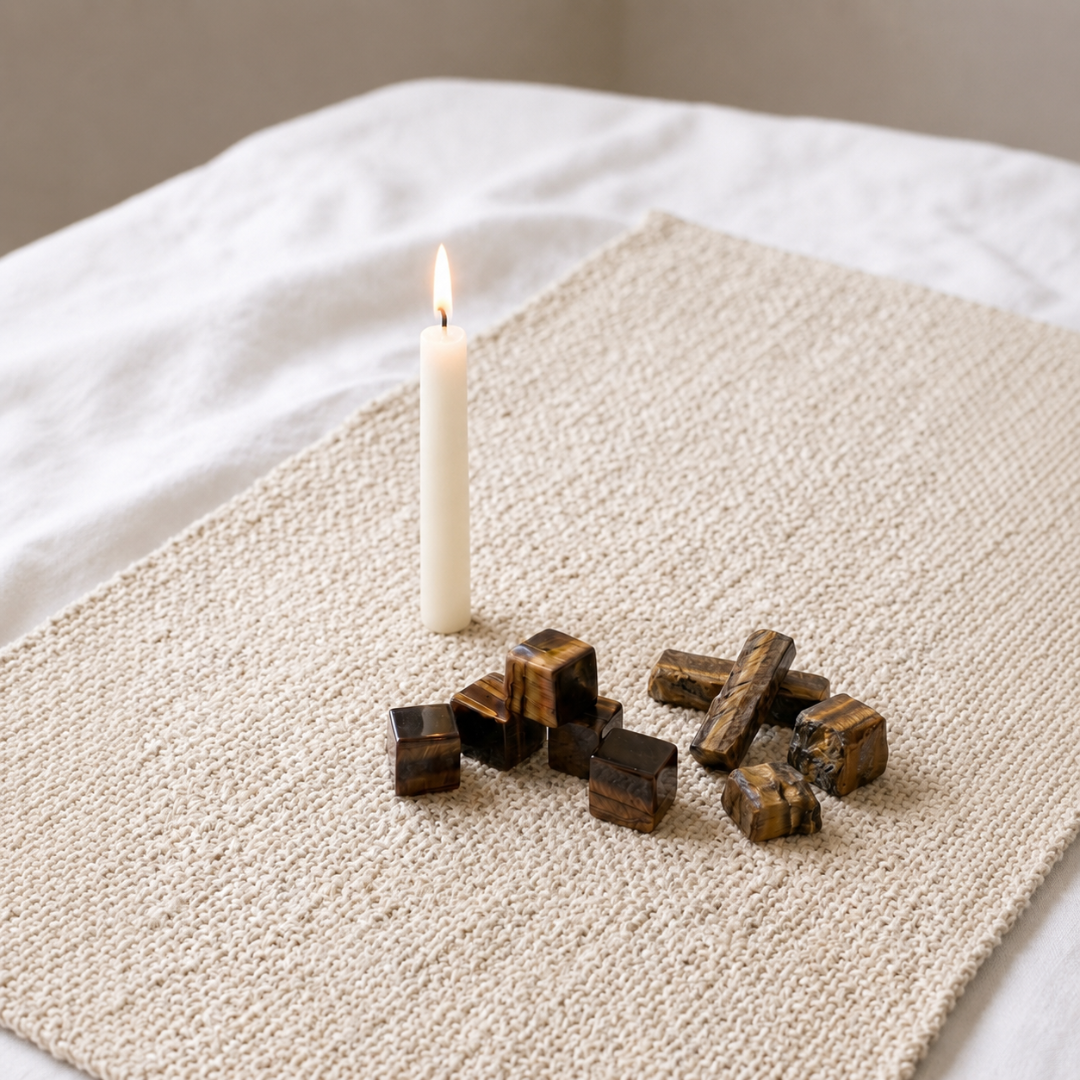 Royal Tiger’s Eye Cube – AAA Quality