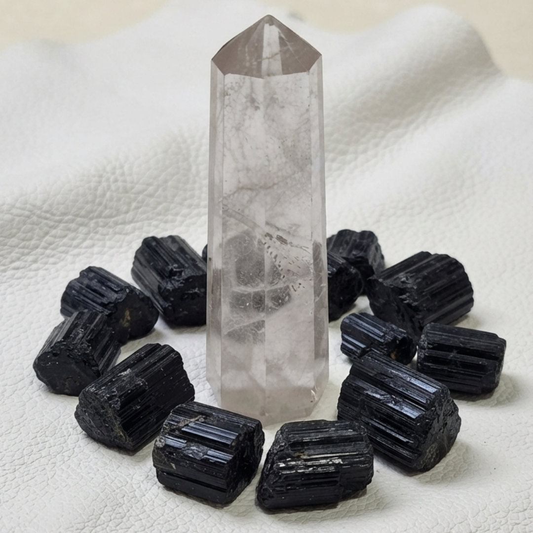 Natural Clear Quartz Tower – AAA Quality