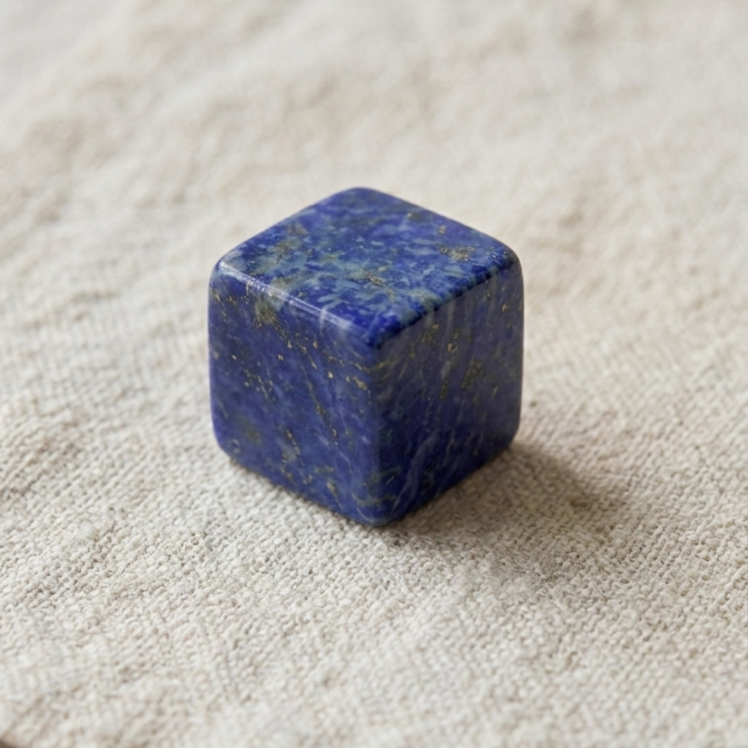 Royal Wisdom Lapis Lazuli Cube – AAA Quality