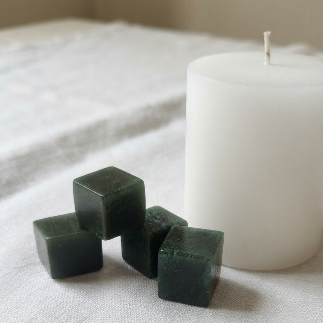 Fortune Green Aventurine Cube – AAA Quality